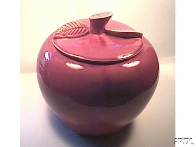Big Red Apple Cookie Jar 